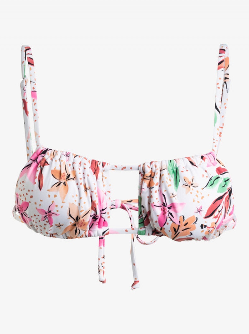 Roxy Printed Beach Classics Bralette Bikini Tops | DUOV-72619