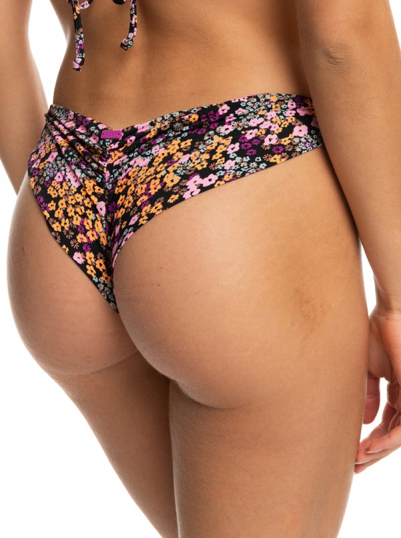 Roxy Printed Beach Classics Cheeky Bikini Bottoms | OEDF-27164