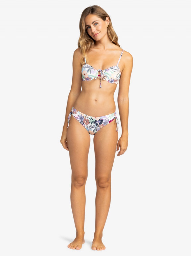 Roxy Printed Beach Classics Hipster Bikini Bottoms | TDGP-95617