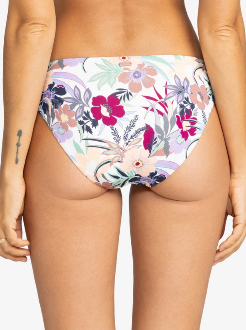 Roxy Printed Beach Classics Hipster Bikini Bottoms | TDGP-95617