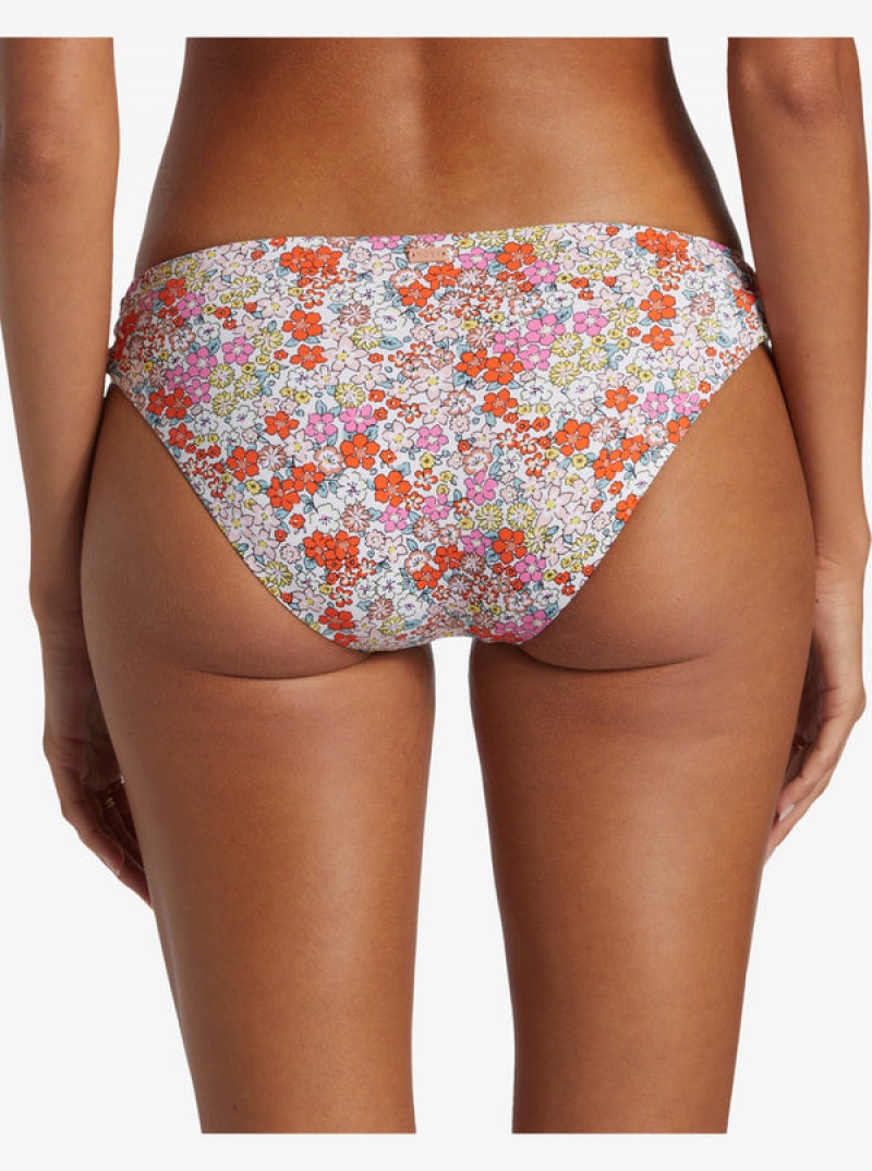 Roxy Printed Beach Classics Hipster Bikini Bottoms | LTCF-63810