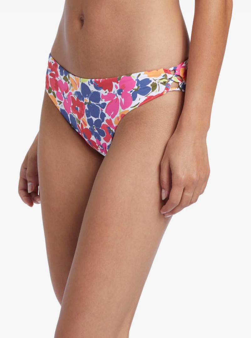 Roxy Printed Beach Classics Hipster Bikini Bottoms | IFZB-67253