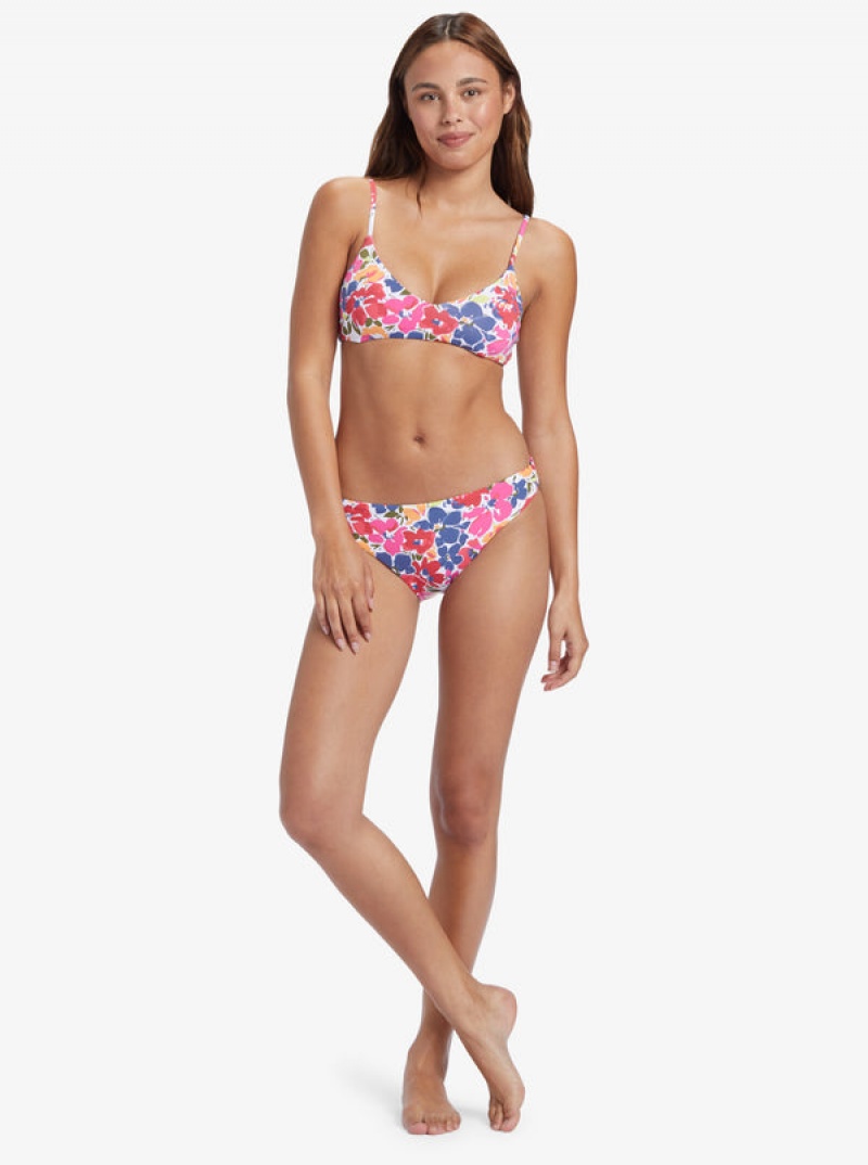 Roxy Printed Beach Classics Hipster Bikini Bottoms | IFZB-67253