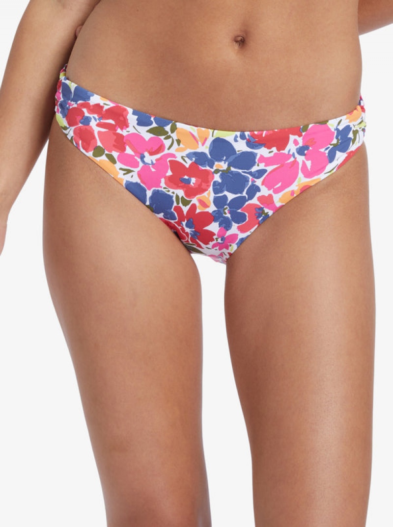 Roxy Printed Beach Classics Hipster Bikini Bottoms | IFZB-67253