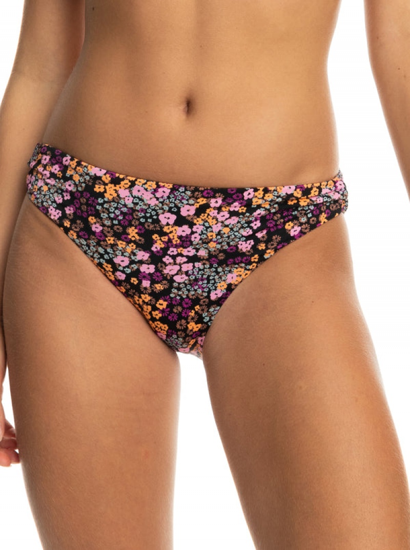 Roxy Printed Beach Classics Hipster Bikini Bottoms | HNUQ-72354