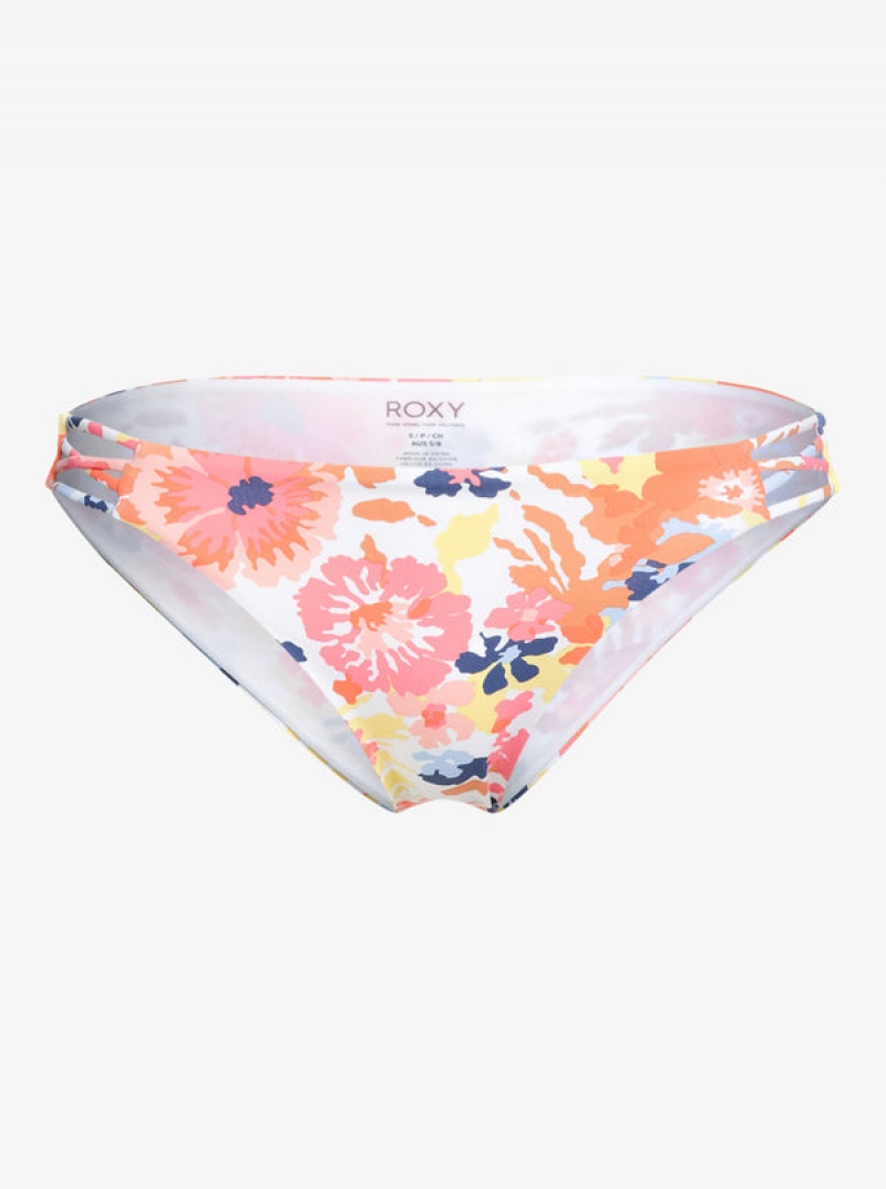 Roxy Printed Beach Classics Hipster Bikini Bottoms | KGLU-93852