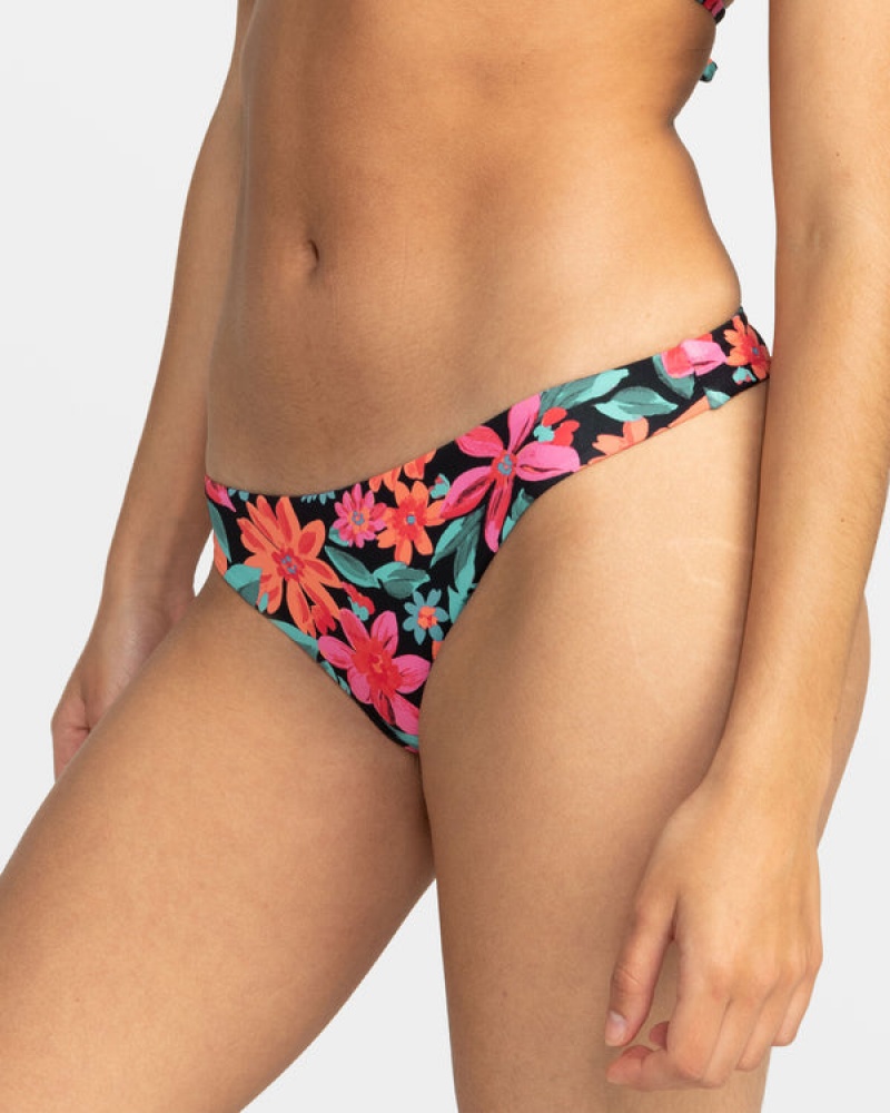 Roxy Printed Beach Classics Tanga Bikini Bottoms | IHMV-54286