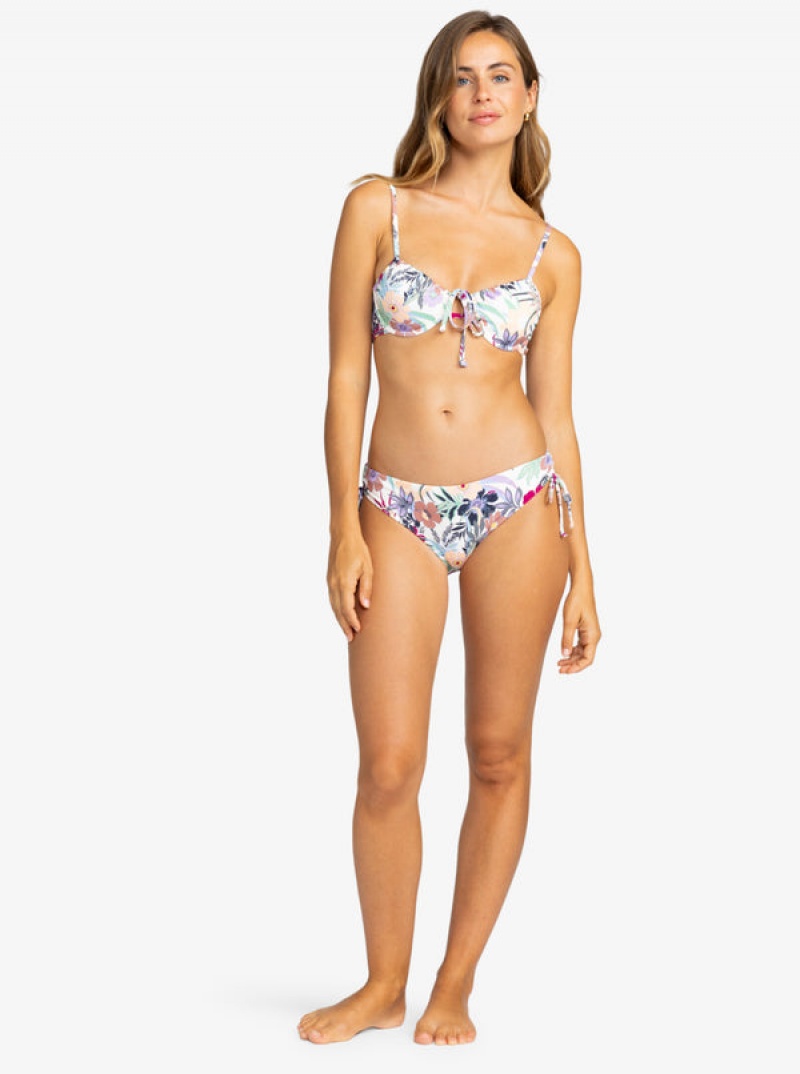 Roxy Printed Beach Classics Underwired Bikini Tops | YKLR-61534