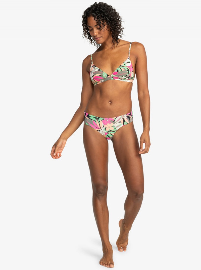 Roxy Printed Beach Classics V-Shape Cheeky Bikini Bottoms | WCET-27186