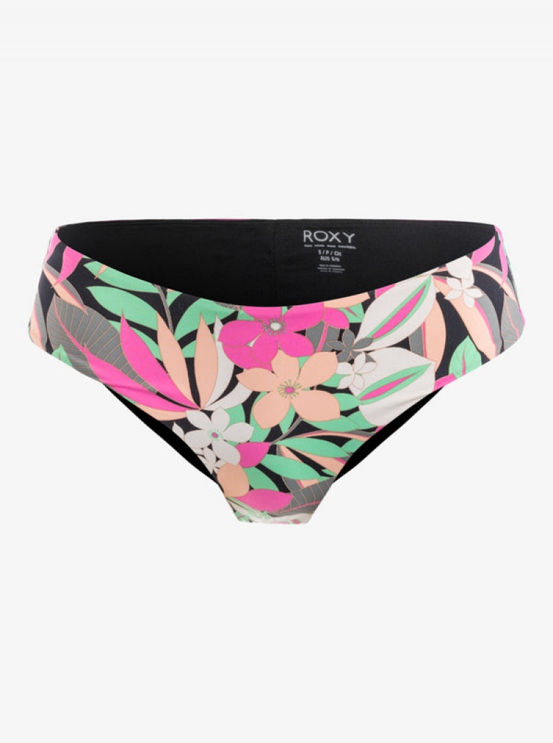 Roxy Printed Beach Classics V-Shape Cheeky Bikini Bottoms | WCET-27186