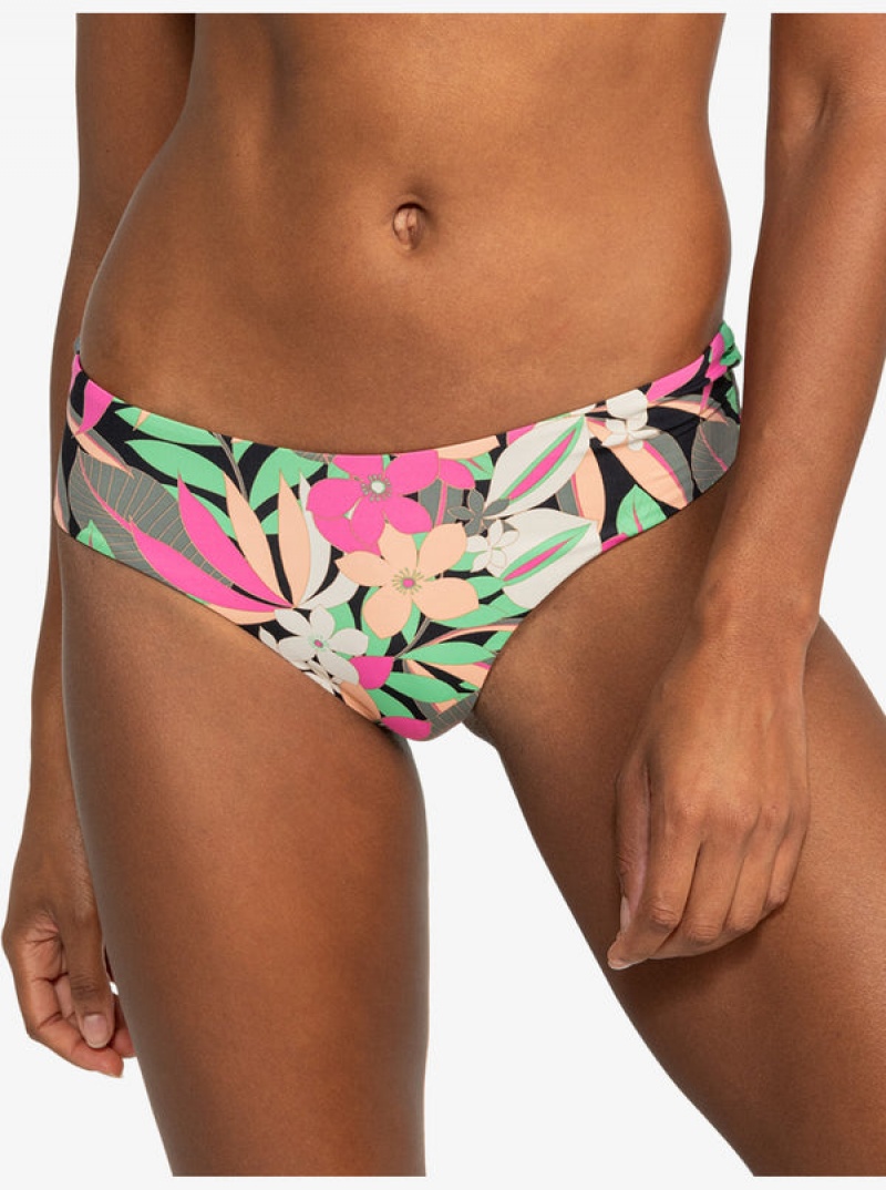 Roxy Printed Beach Classics V-Shape Cheeky Bikini Bottoms | WCET-27186