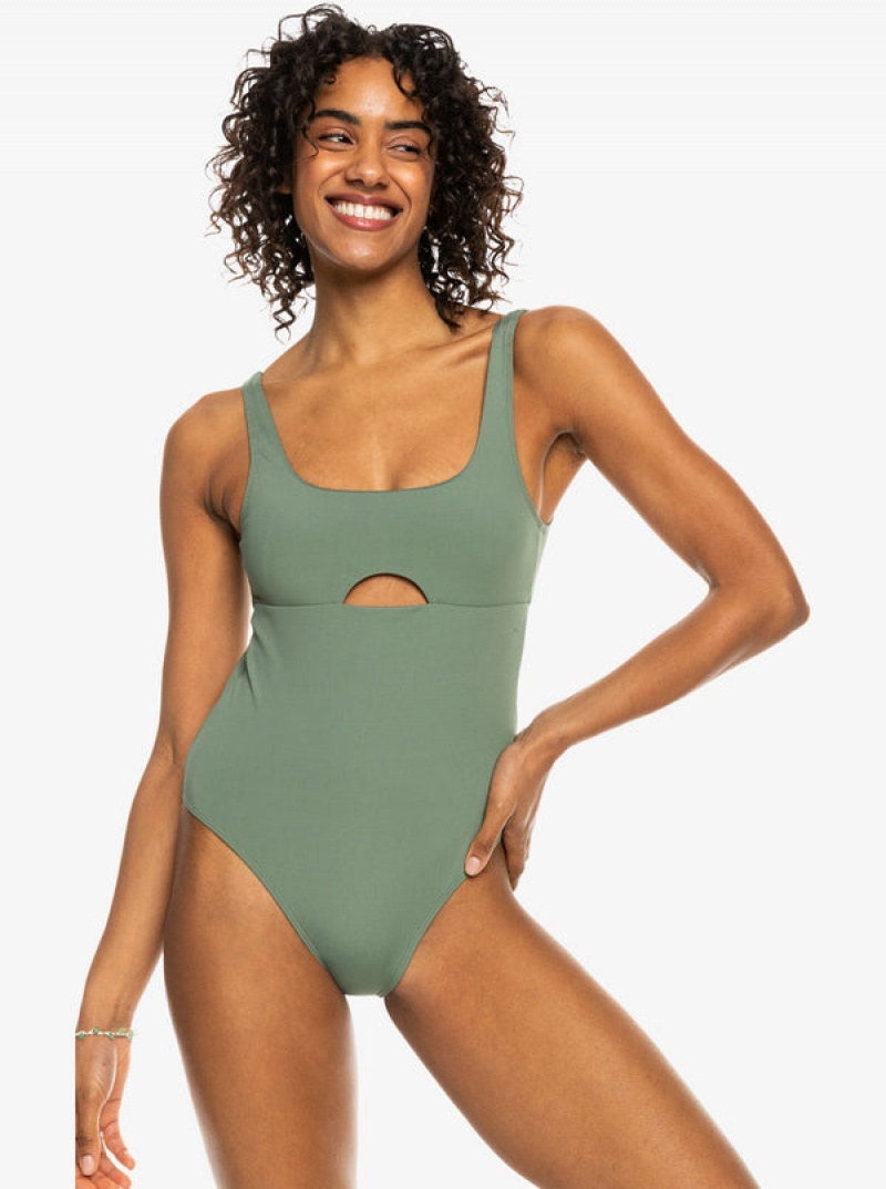 Roxy Pro The Double Line One-Piece Swimsuits | GJSO-36109