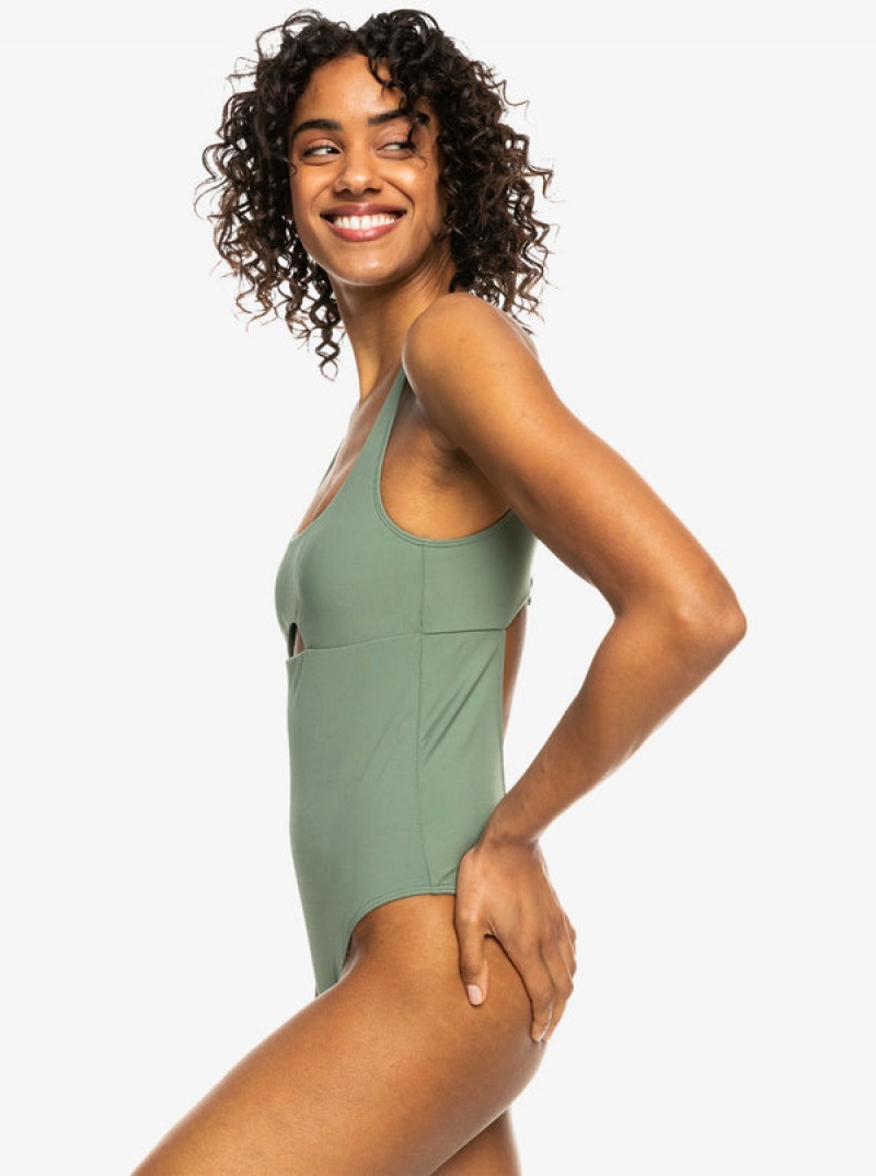 Roxy Pro The Double Line One-Piece Swimsuits | GJSO-36109