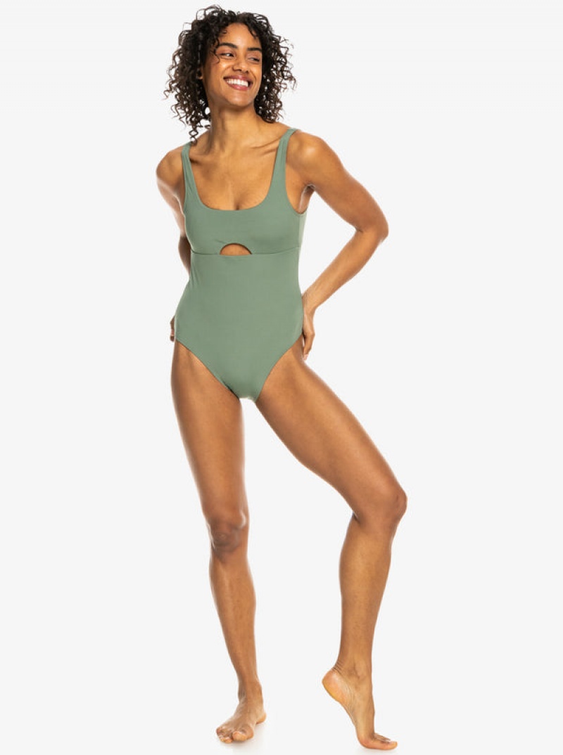 Roxy Pro The Double Line One-Piece Swimsuits | GJSO-36109