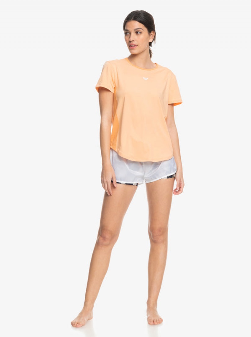 Roxy Pure Pursuit Mesh Tee Knit T Shirts | 32954OPMT