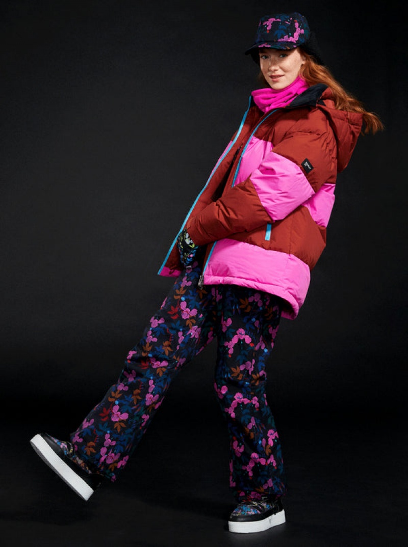 Roxy ROWLEY Block Puffer Technical Snowboard Jackets | NSCQ-91386