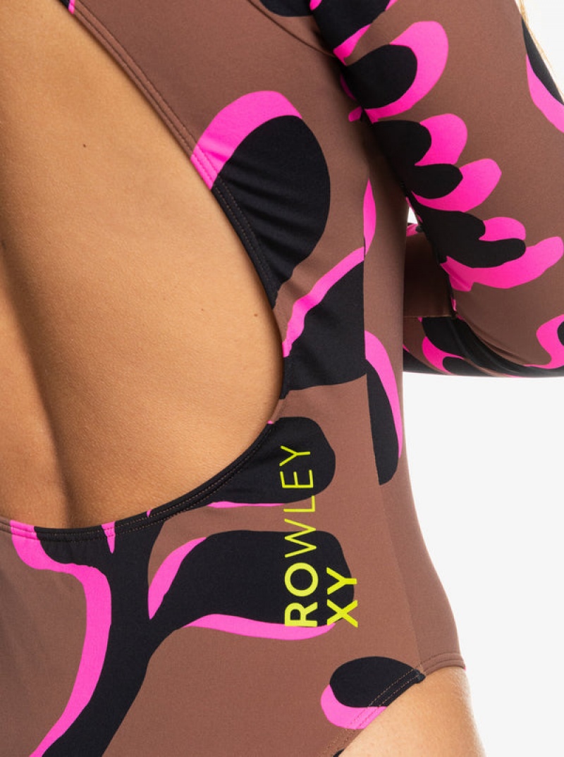 Roxy ROWLEY Long Sleeve One-Piece Swimsuits | SJZL-94817