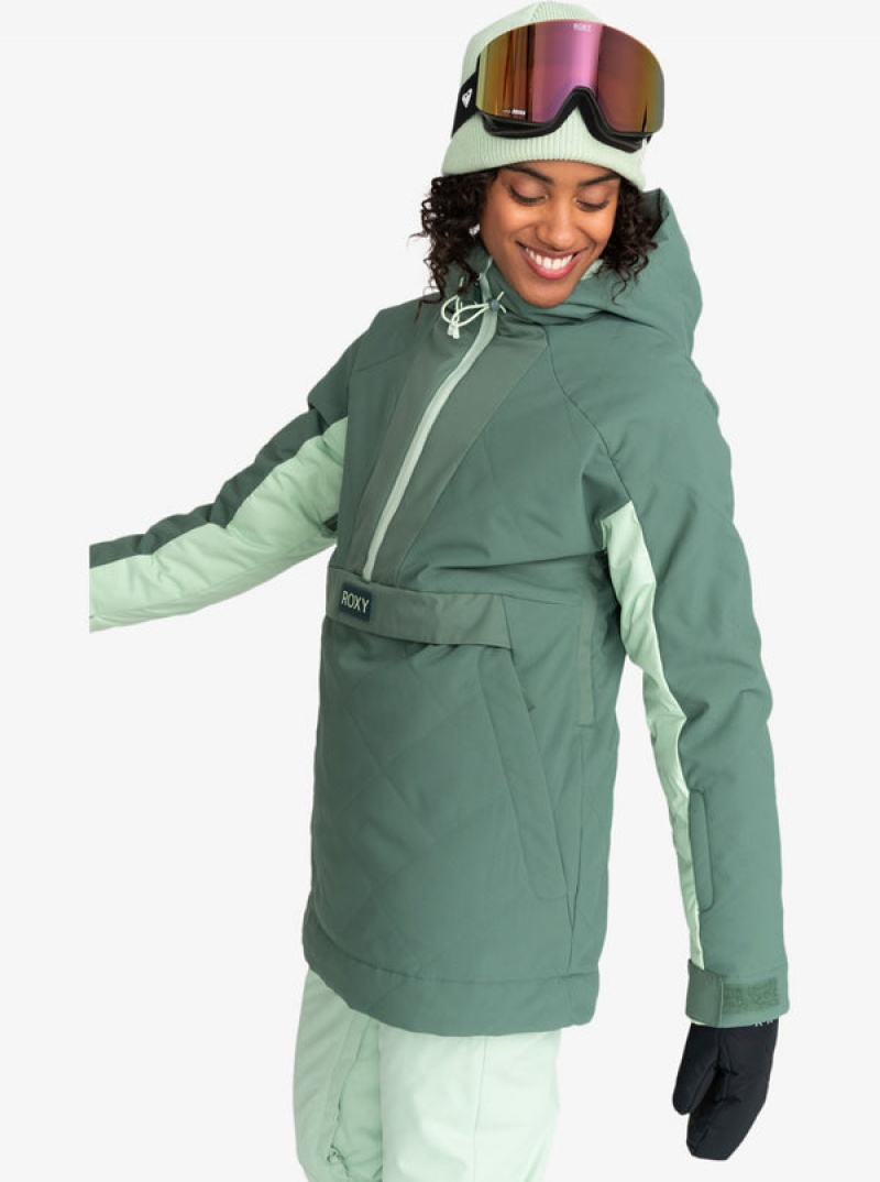 Roxy Radiant Lines Overhead Technical Snowboard Jackets | BKOS-53907