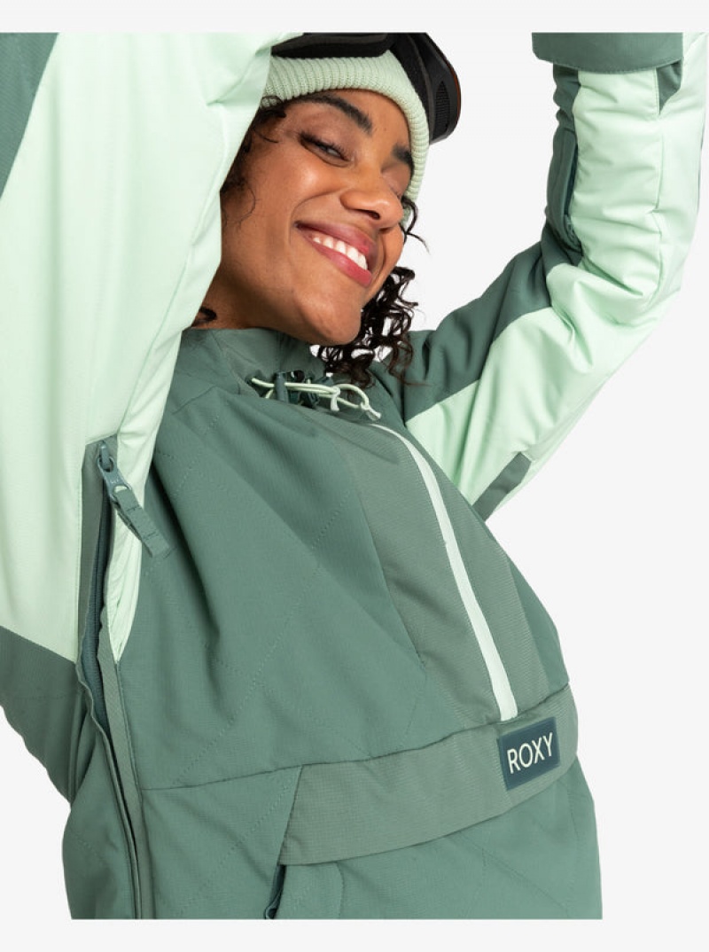 Roxy Radiant Lines Overhead Technical Snowboard Jackets | BKOS-53907