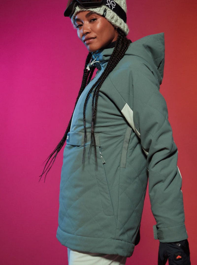 Roxy Radiant Lines Overhead Technical Snowboard Jackets | BKOS-53907