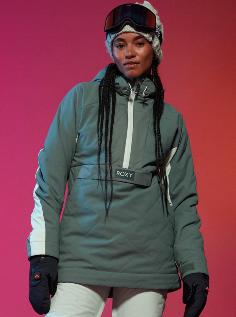 Roxy Radiant Lines Overhead Technical Snowboard Jackets | BKOS-53907