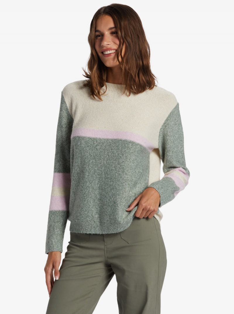 Roxy Real Groove Crew Neck Sweaters | DYPB-76254