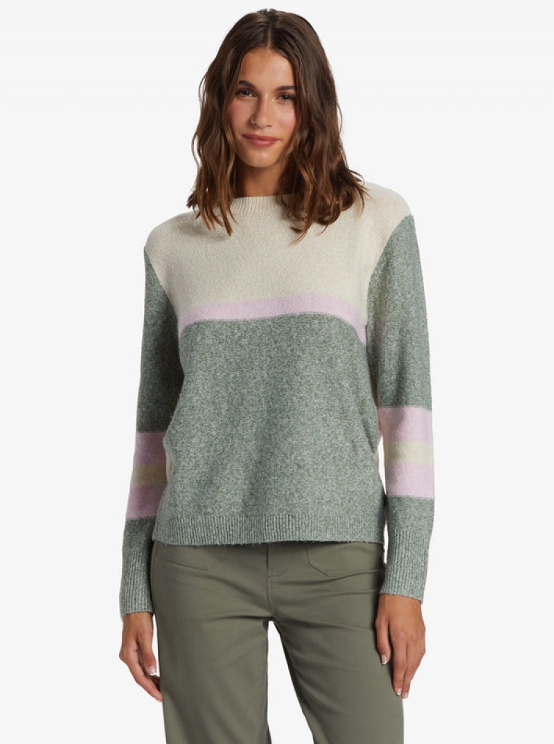 Roxy Real Groove Crew Neck Sweaters | DYPB-76254