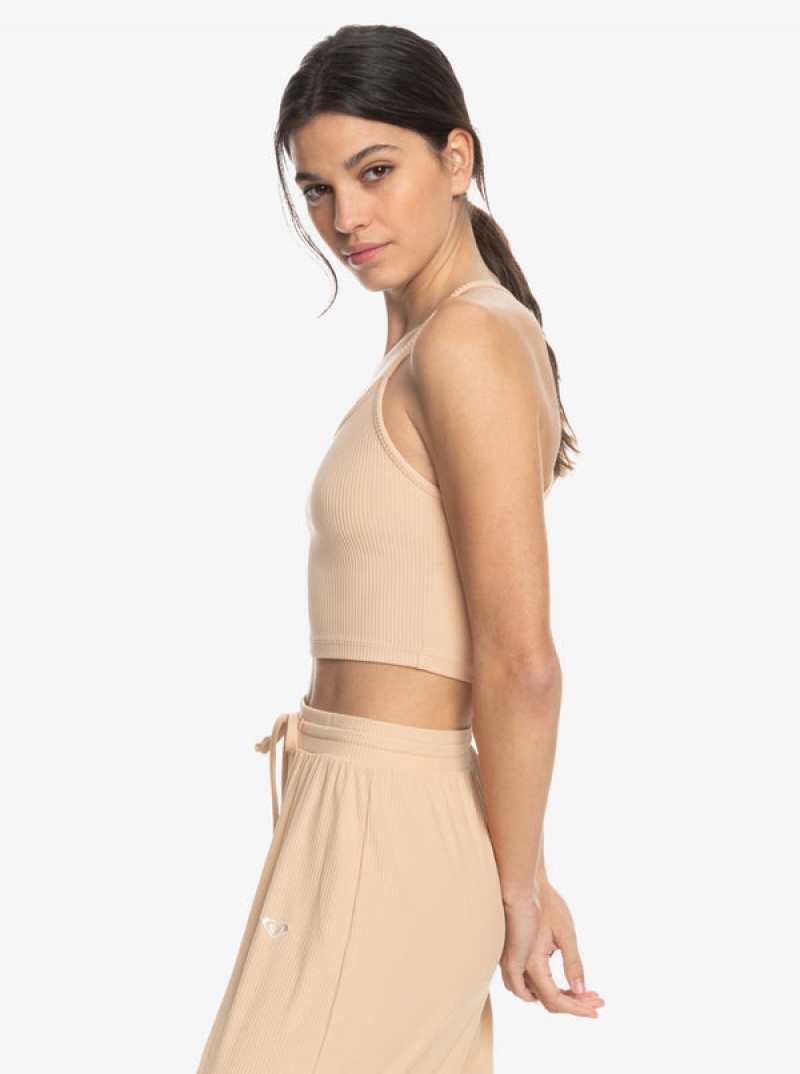 Roxy Rise & Vibe Rib Knit Tanks | 85734NYMF