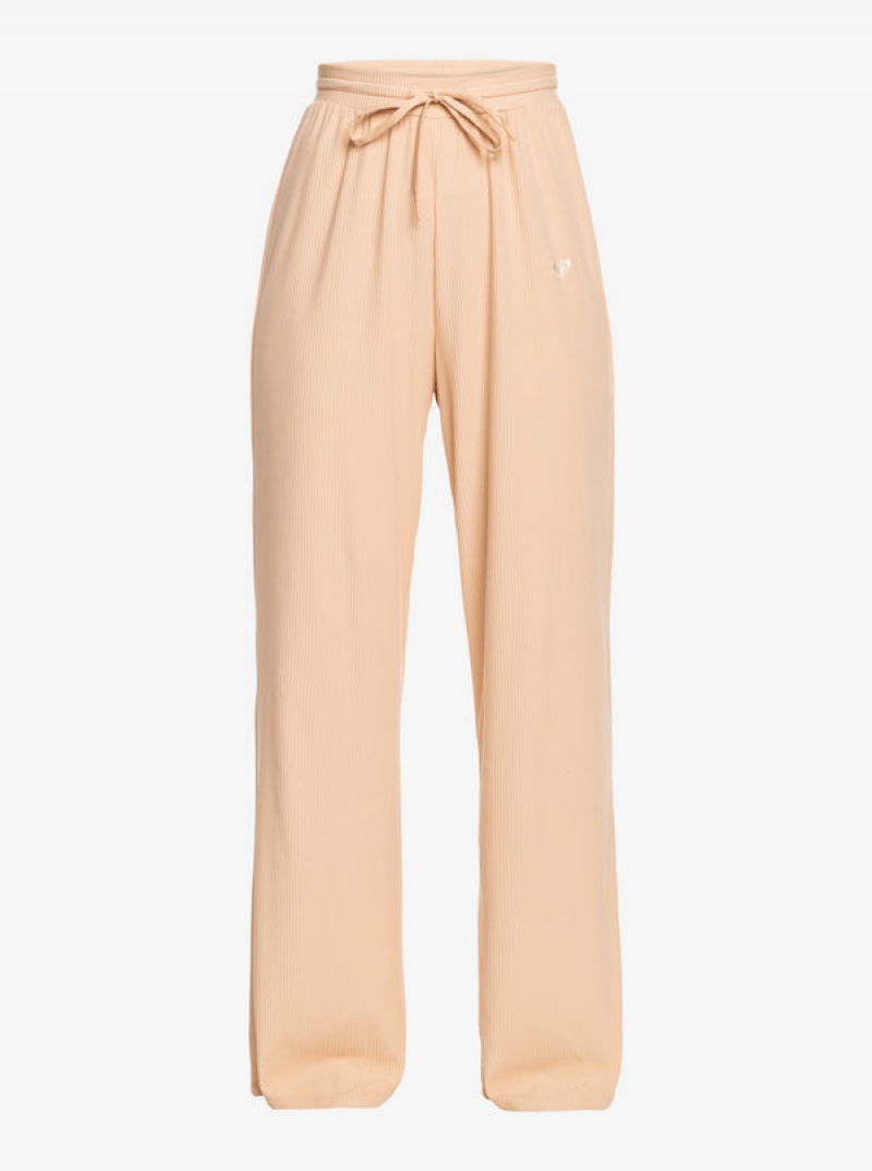 Roxy Rise & Vibe Rib Wide Leg Pants | MXTB-41036