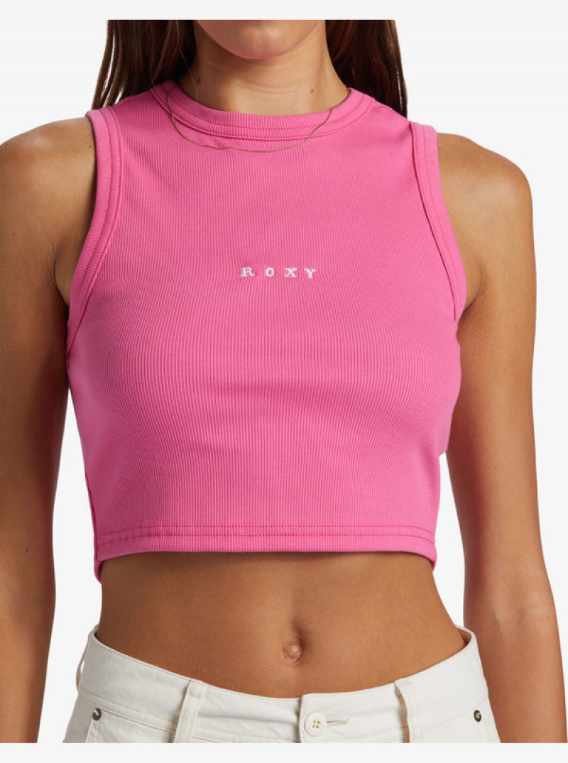 Roxy Roxify Fitted Ribbed Tanks | 17260KQRB