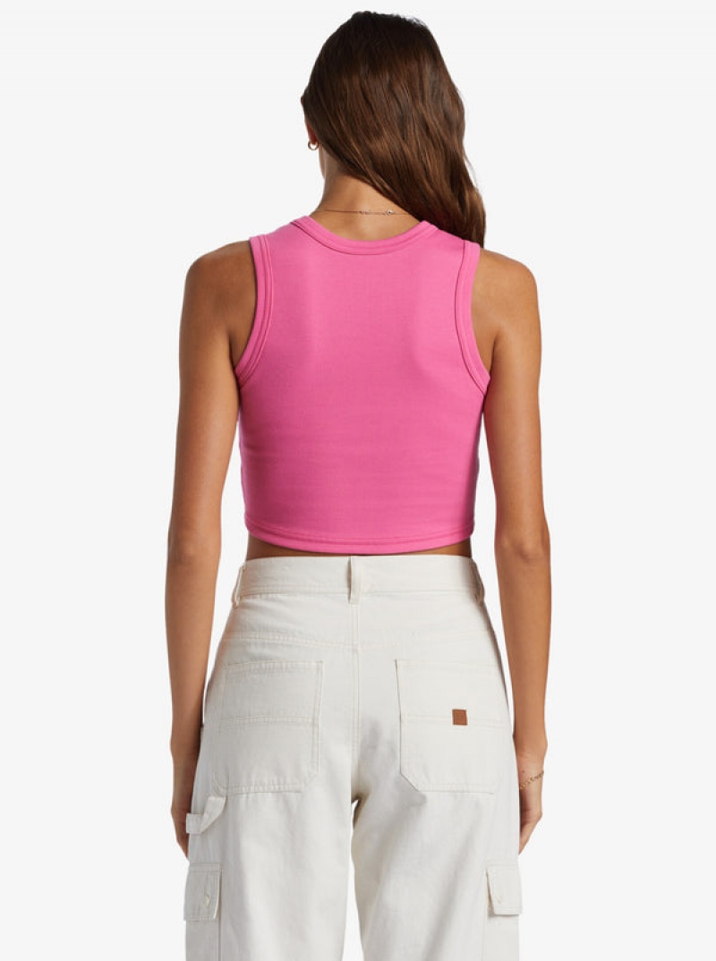 Roxy Roxify Fitted Ribbed Tanks | 17260KQRB