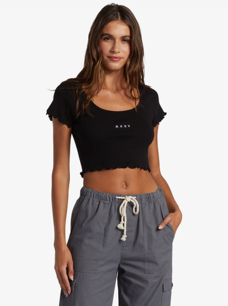 Roxy Roxify Scoop Neck T Shirts | 01978SQTZ