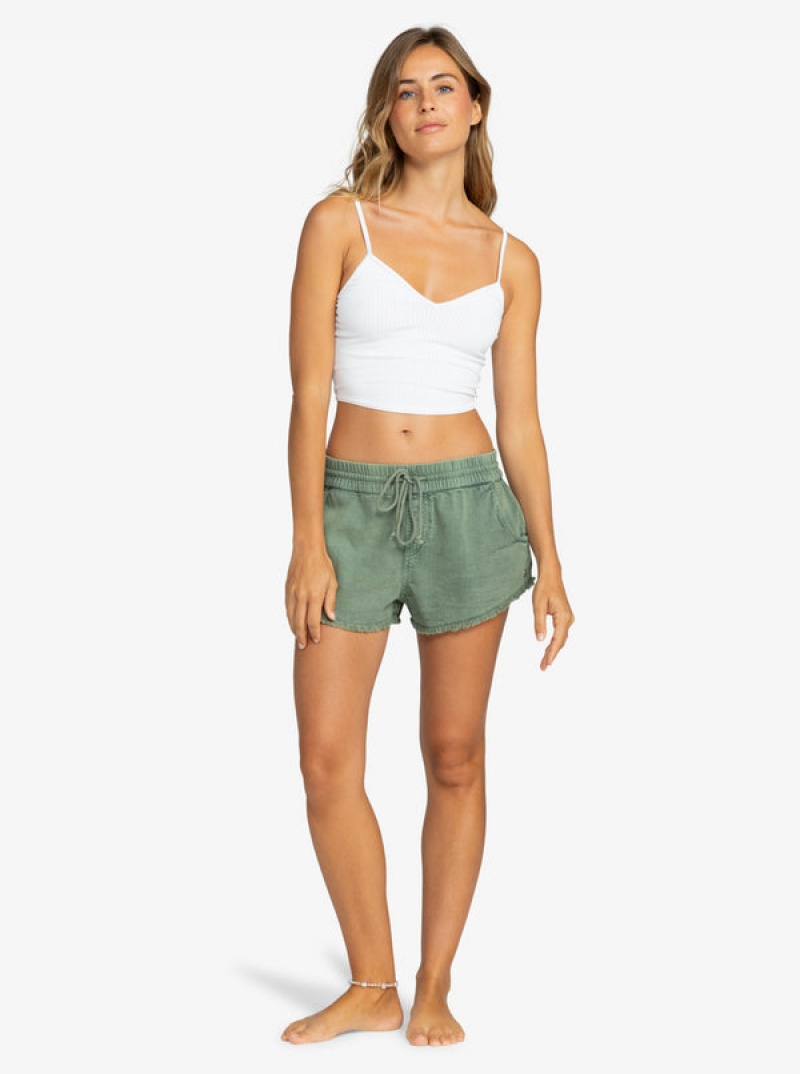 Roxy Scenic Route Elastic Waist Shorts | AVEO-19472