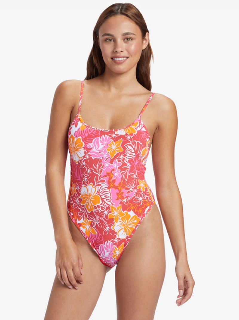 Roxy Sea Spray One-Piece Swimsuits | WHQP-34752