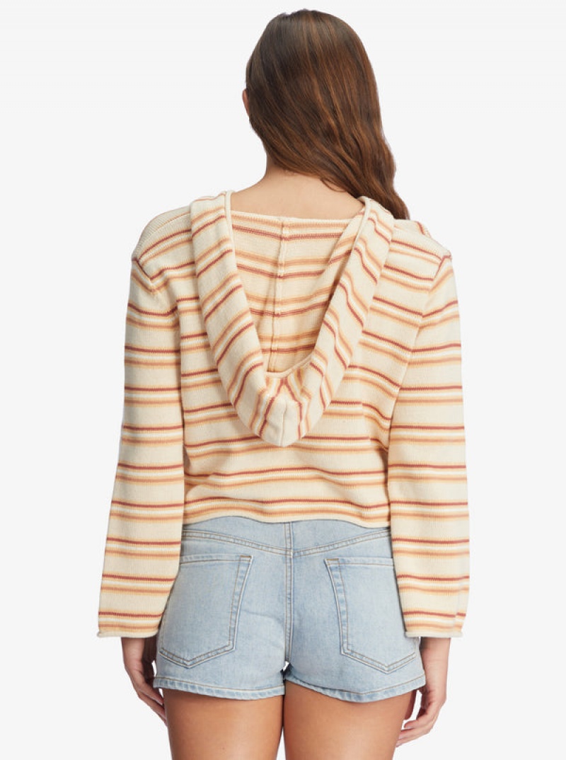 Roxy Side Swipe Poncho Sweaters | JFKU-59361