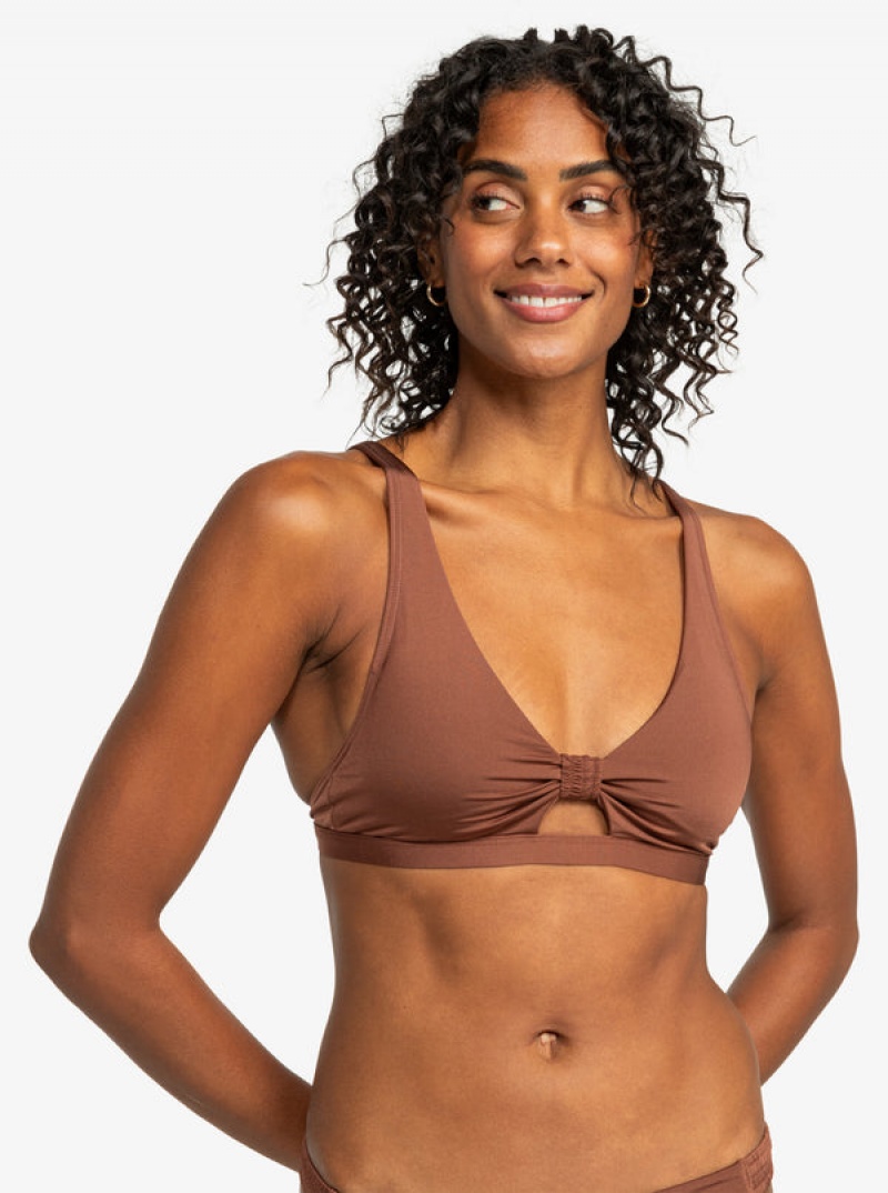 Roxy Silky Island Elongated Bra Bikini Tops | AVQG-76052