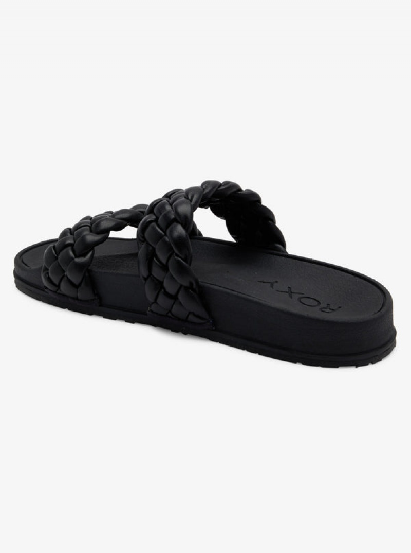 Roxy Slippy Braided Water-Friendly Sandals | VWZK-95470