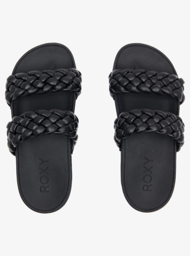 Roxy Slippy Braided Water-Friendly Sandals | VWZK-95470