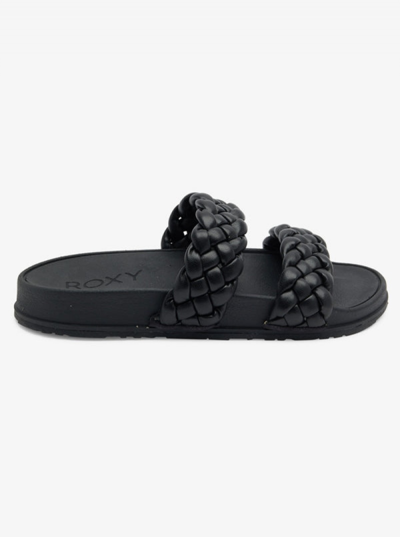 Roxy Slippy Braided Water-Friendly Sandals | VWZK-95470