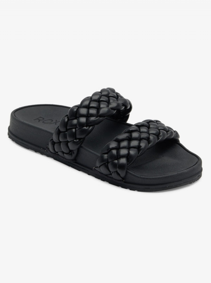 Roxy Slippy Braided Water-Friendly Sandals | VWZK-95470