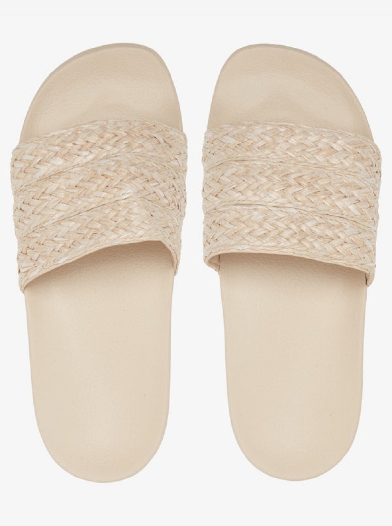 Roxy Slippy Jute Sandals | JEMI-10346