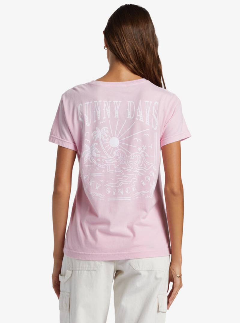 Roxy Sunny Days Boyfriend T Shirts | 18904IQDL