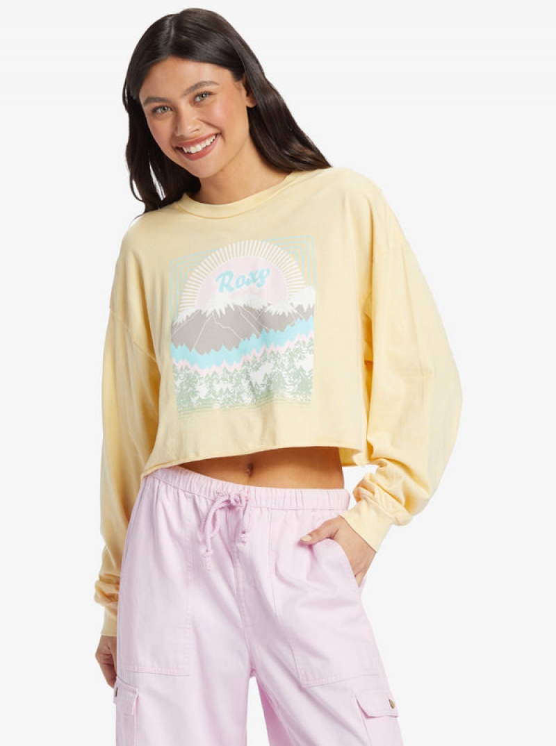 Roxy Sunny Side Up Olsc T Shirts | 31695FMCD