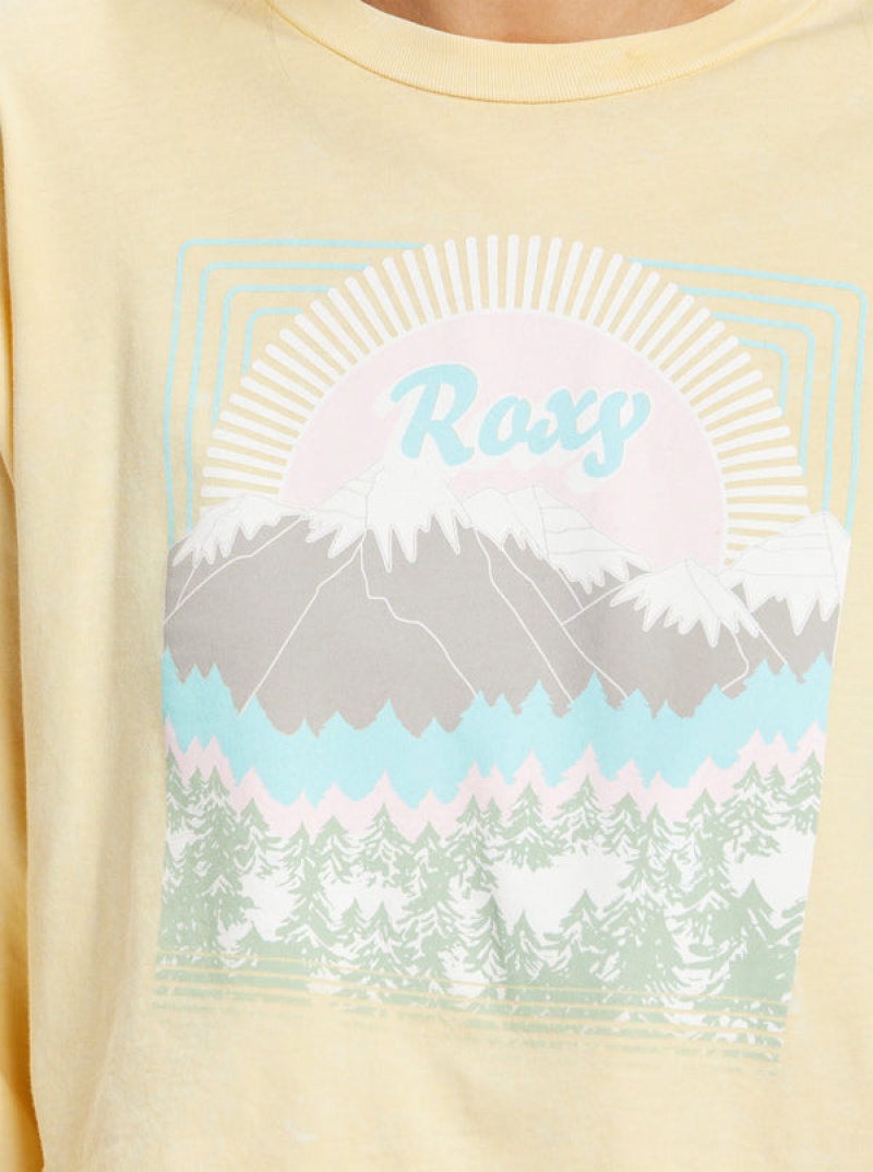 Roxy Sunny Side Up Olsc T Shirts | 31695FMCD