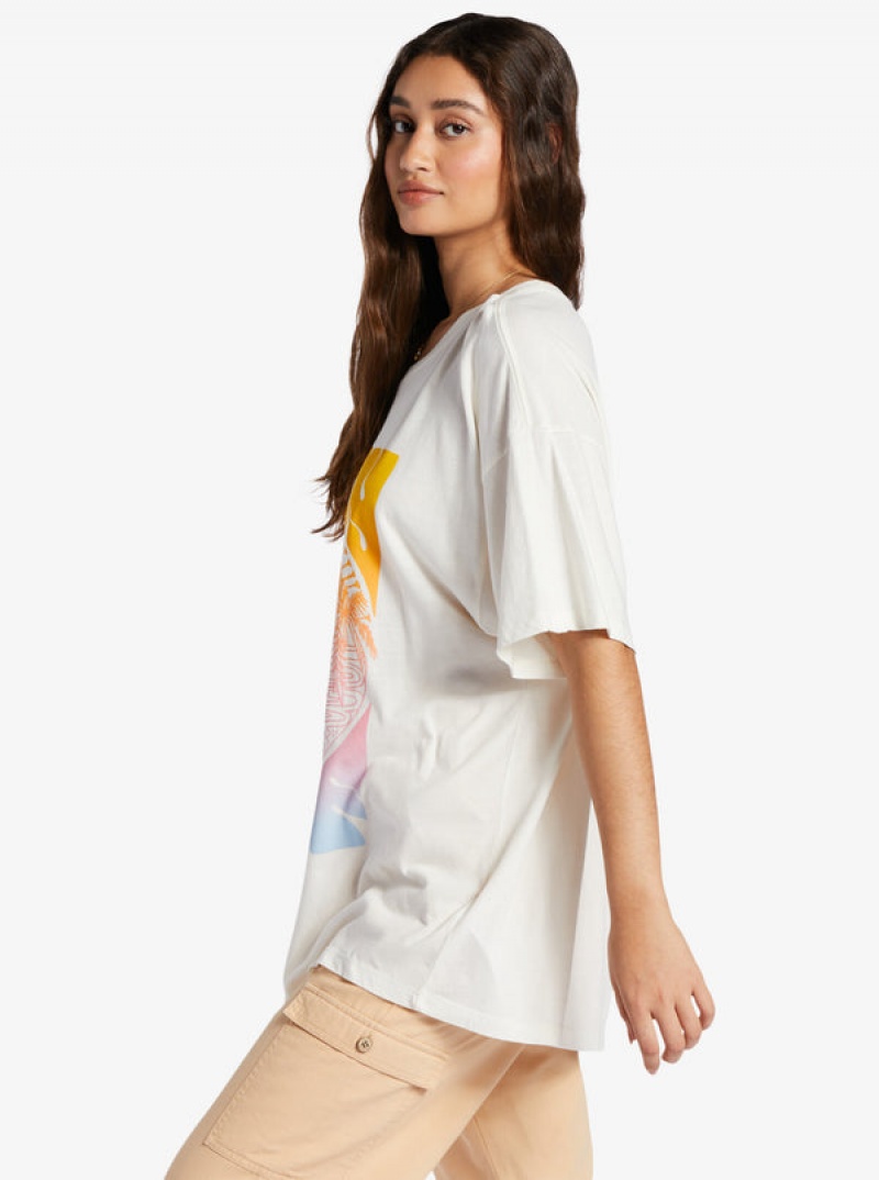 Roxy Sunrise Tropics T Shirts | 92701ICOL