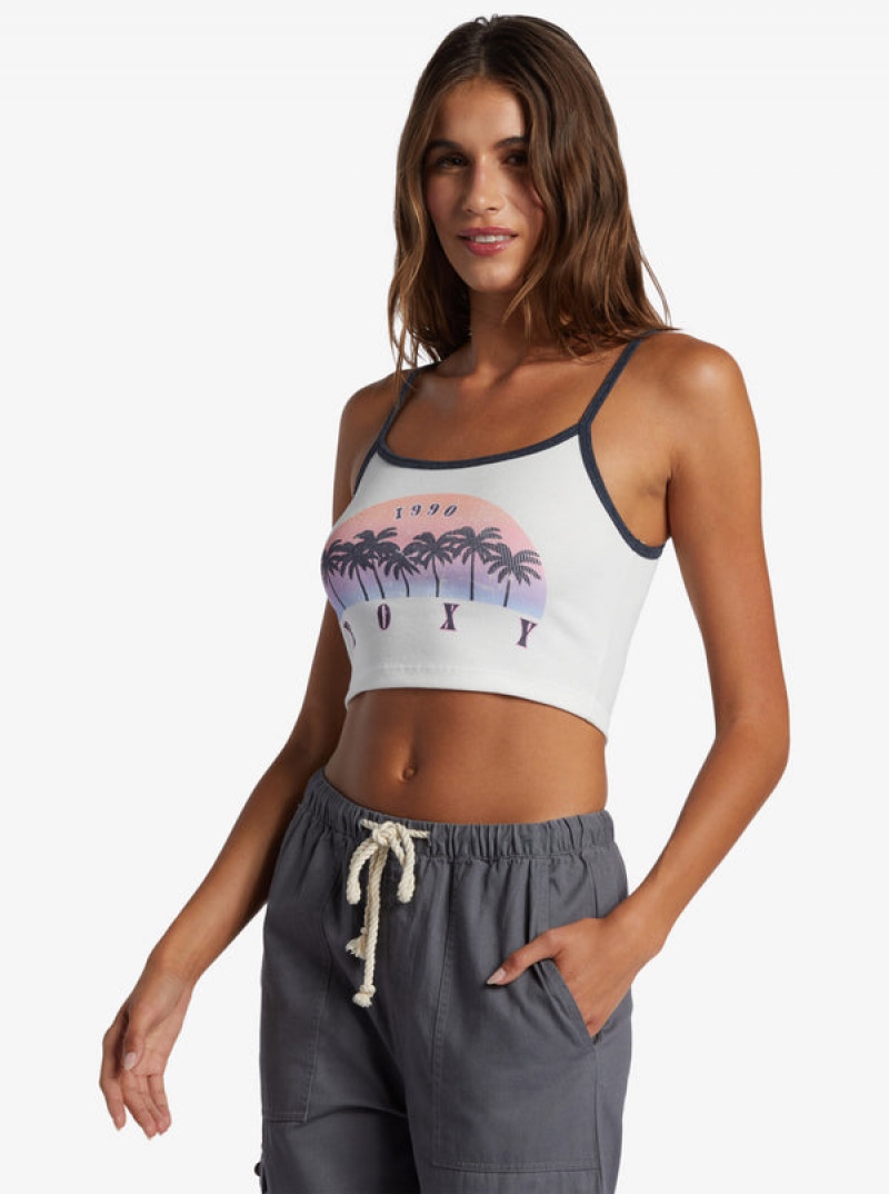 Roxy Sunset Palms Crop Tops | 71845VWDI