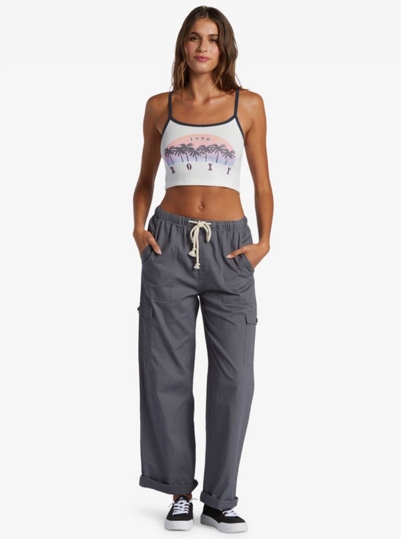 Roxy Sunset Palms Crop Tops | 71845VWDI