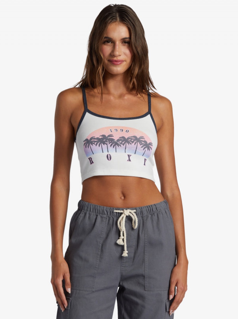 Roxy Sunset Palms Crop Tops | 71845VWDI