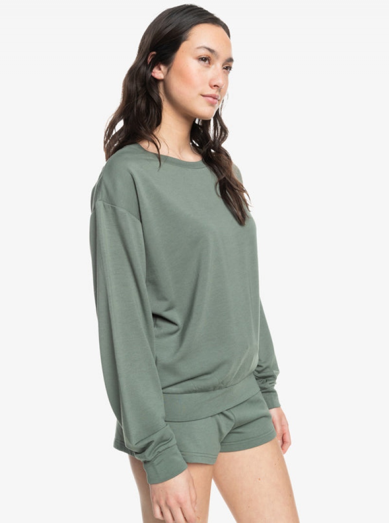 Roxy Surfing By Moonlight B Cozy Lounge Hoodie | MJTC-24065