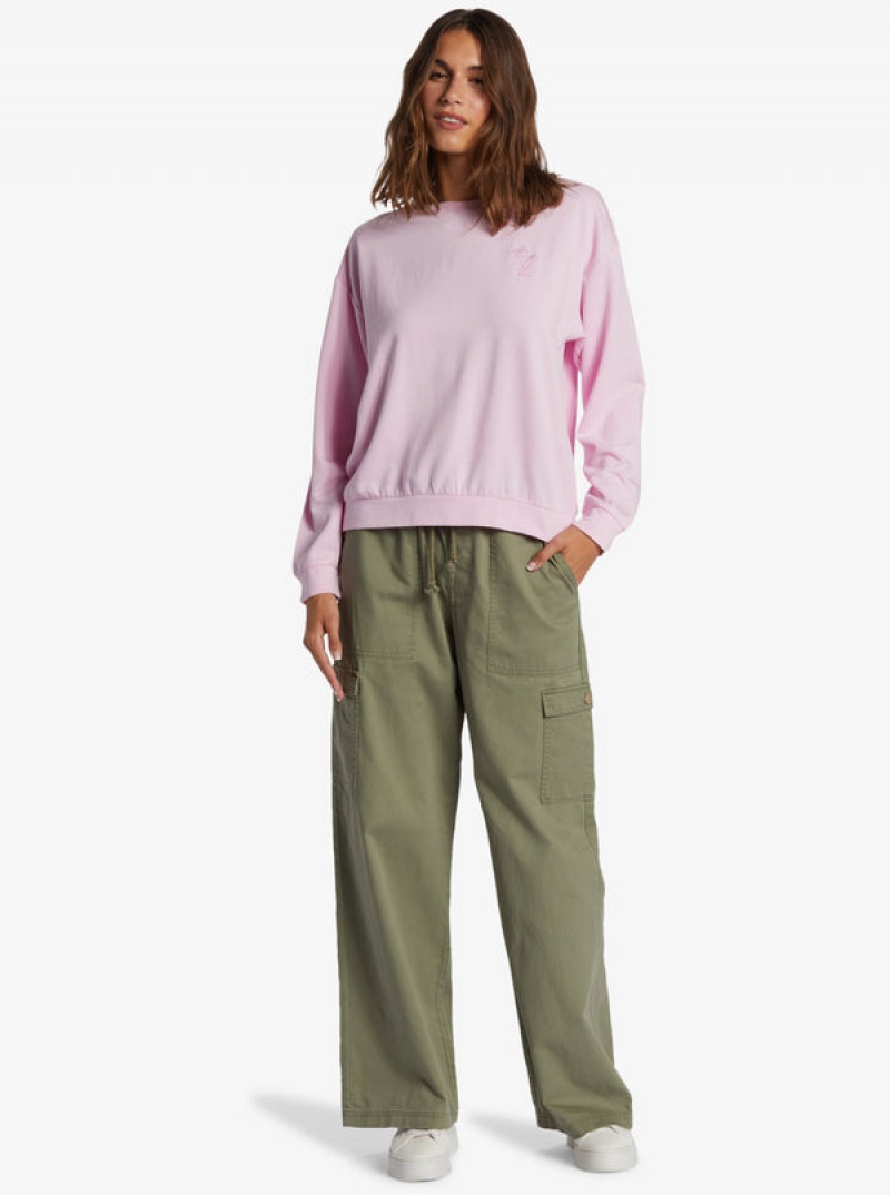 Roxy Surfing By Moonlight Crew Neck Loungewear | DAGZ-86459